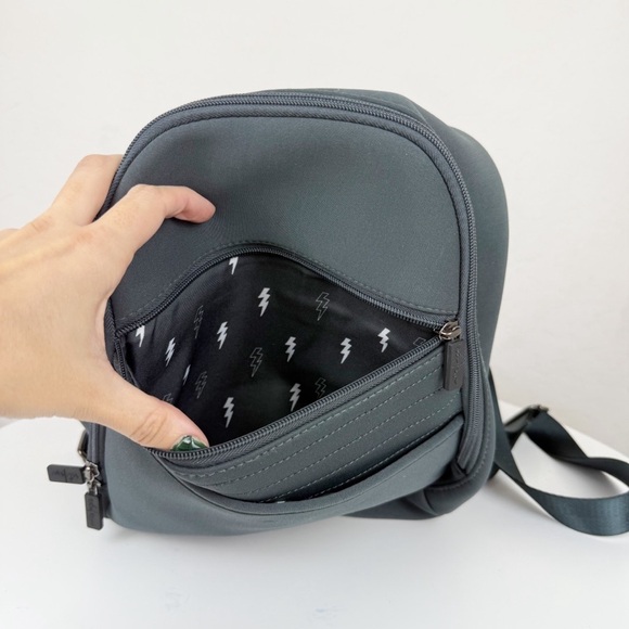 Rad Rev Neoprene The One Backpack in Evergreen Lightning Interior main image 11